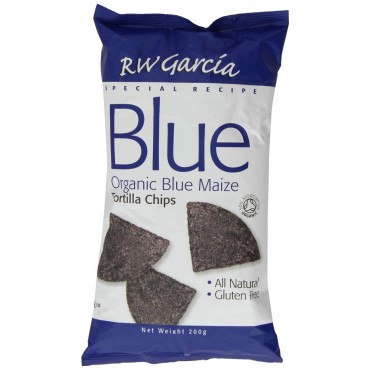 R W Garcia Gluten Free Organic Blue Maize Tortillas 200g